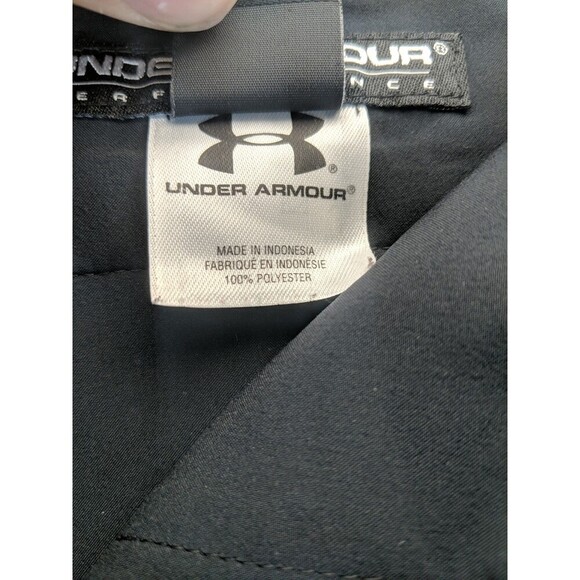 Under Armour Performance Golf Shorts Mens 34R UA Black Stretch Chino - Picture 11 of 13